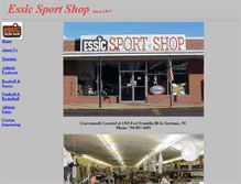 Tablet Screenshot of essicsportshop.com